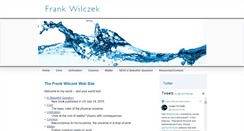 Desktop Screenshot of frankwilczek.com